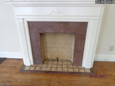 Close up of gas fireplace
