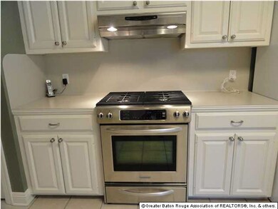 Detail of the duel fuel gas cook top stove with an