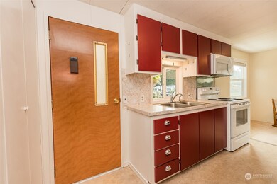 Entrance from carport