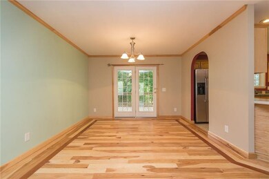 Dining area off of living room.