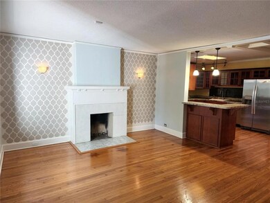 Living Room with fireplace
