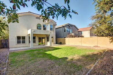 Great size backyard