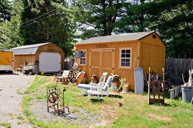 shed by driveway