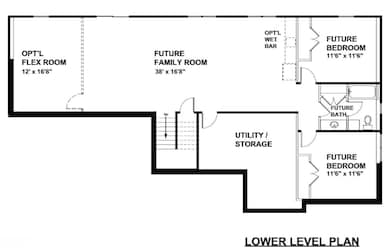 Lower level floorplan