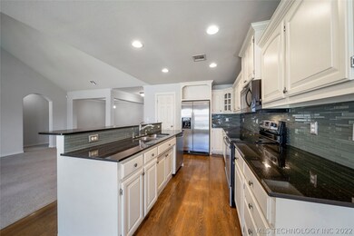 Abundant cabinetry and storage.
