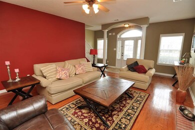 Step inside and be greeted by a stunning entry way