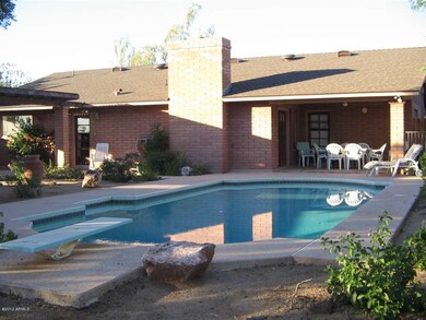 Back pool area