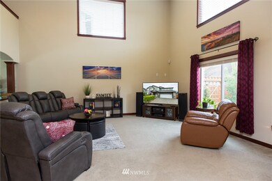 A lot of Natural light from oversized windows.