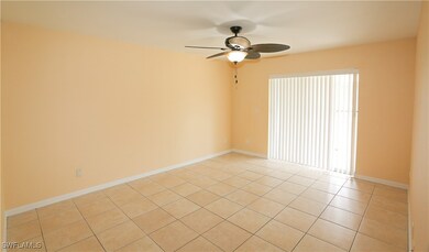 Spare room featuring light tile patterned flooring