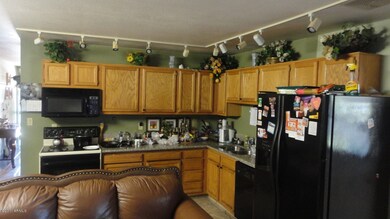 the kitchen
