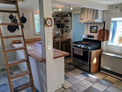 New countertops, open shelving, and...