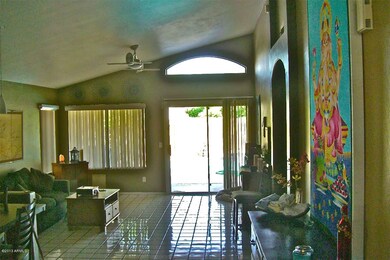 Vaulted Ceilings at Family Room