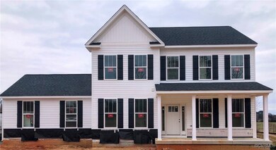Actual home under construction