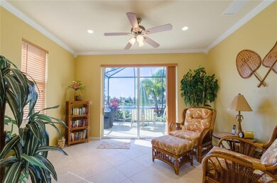 The bonus room opens to the lanai
