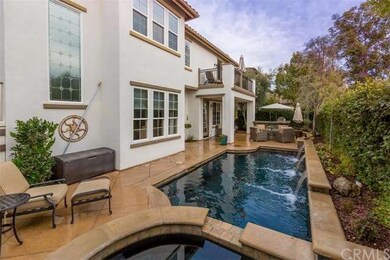 That backyard features a beautiful pebble tech poo