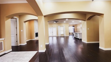Foyer featuring hardwood / wood-style flooring, cr