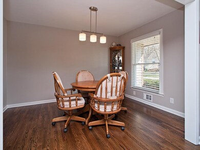Dining Room with Fun Light Fixture!