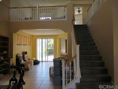 View from Living Room into Dining Room and upstair