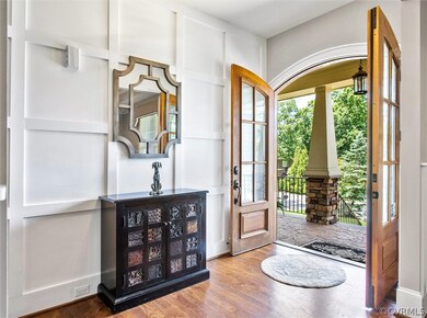 Wood double doors with beautiful hardwood and Mold