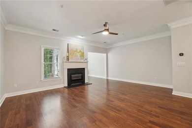 Open concept family room with dining area