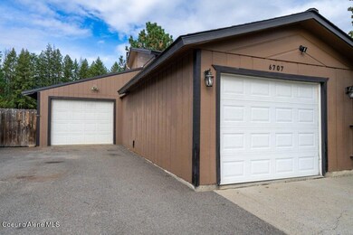 Garage from driveway