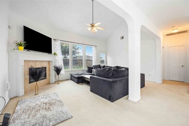 Living Room w/ Fireplace and lots of room to entertain