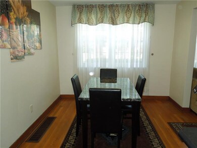 Dining room with refinished HW floors and includes