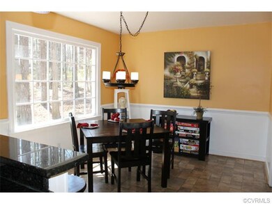 Large dining area off the kitchen