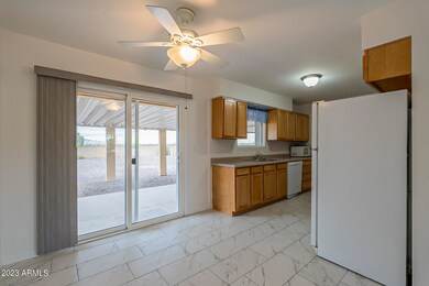 Kitchen, Dining to Patio