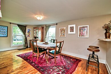 Generous Dining Room with beautiful hardwood floor