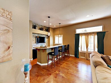 Bar off family room