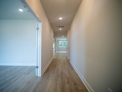 Home office with French doors