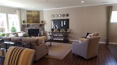 Example of Gathering off, very open floor plan