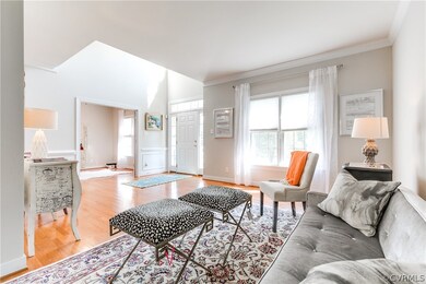 Living Room is open to Dining Room