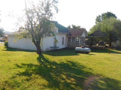 Back view of house