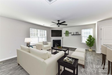 Virtually staged living