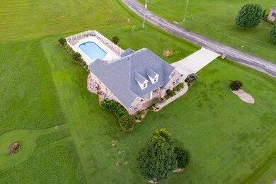 Front aerial view of property.