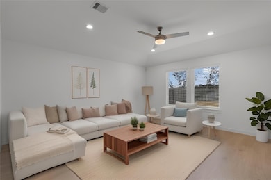 The home gets an abundant amount of natural light!! Water softener in the home, and sprinkler system!!( Virtually staged)