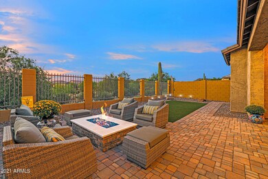 Full-view Fence to Desert-scaped area