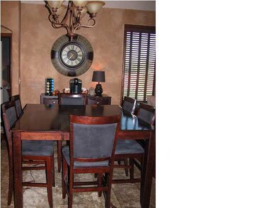The casual dining is roomy enough to seat a family