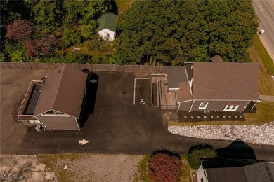 View from above of property