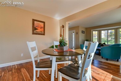 Separate dining area with plenty of light