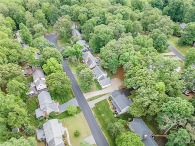 Aerial view of property's location featuring nearb