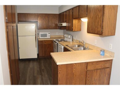 The Kitchen is large for a town home with tons of 