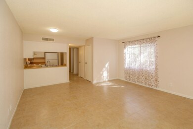 Living Space with Kitchen View