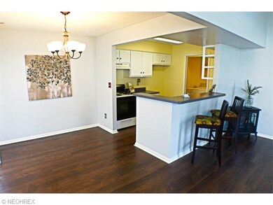 Dining area and kitchen