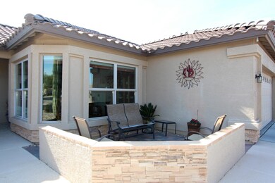 Golf View Front Patio Seating