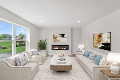 Living Room - Picture of Model Home