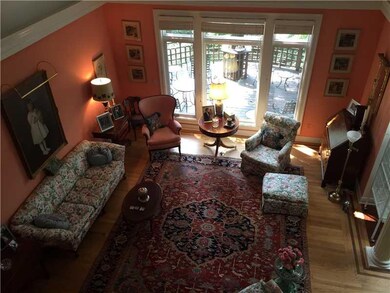 Living Room. A good view of living room from above