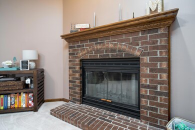 Wood Burning Fireplace